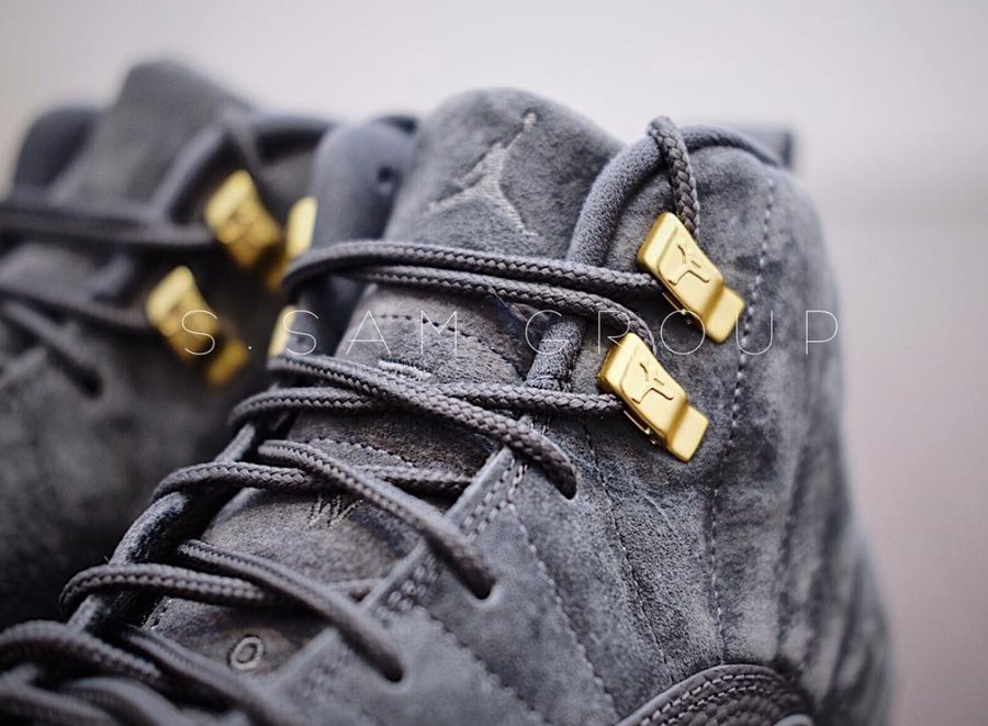 AJ12,Air Jordan 12,130690-005 金扣回归!灰麂皮 Air Jordan 12 十一月发售 AJ12,Air Jordan 12,130690-005 金扣回归!灰麂皮 Air Jordan 12 十一月发售