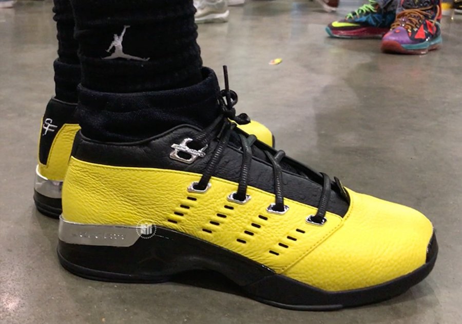 SoleFly,Air Jordan 17,Lightnin 醒目黑黄装扮!SoleFly x Air Jordan 17 上脚效果不俗 SoleFly,Air Jordan 17,Lightnin 醒目黑黄装扮!SoleFly x Air Jordan 17 上脚效果不俗