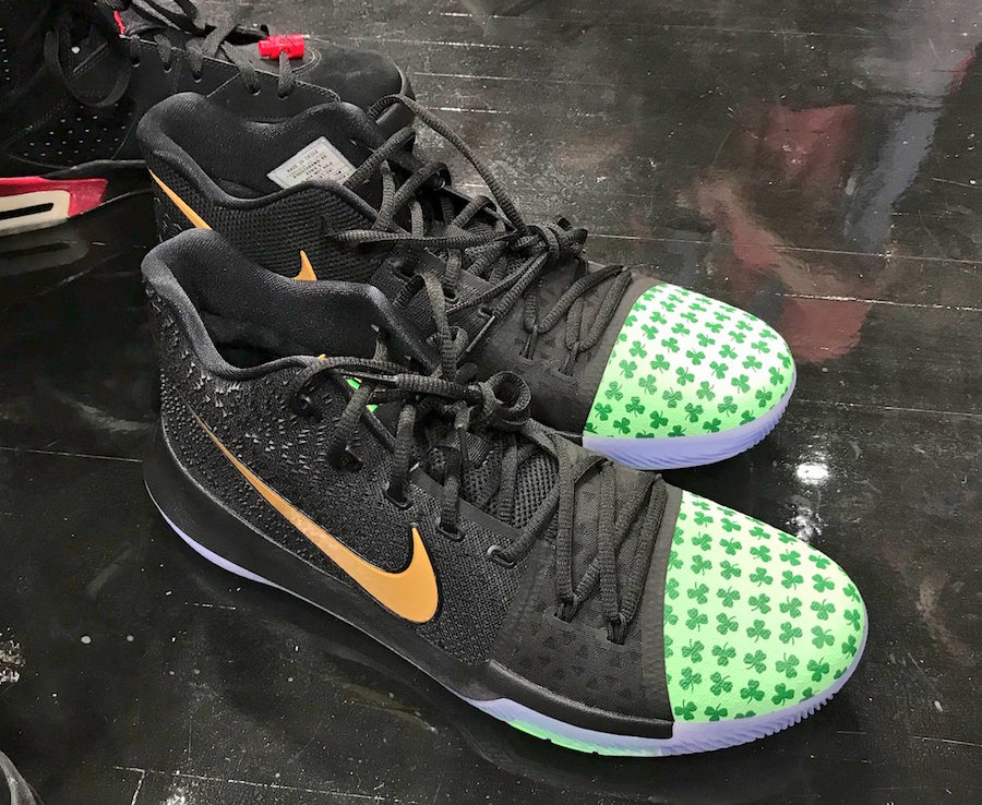 Nike,Kyrie 3 凯尔特人主题!欧文比赛上脚 Kyrie 3 PE “Shamrock” Nike,Kyrie 3 凯尔特人主题!欧文比赛上脚 Kyrie 3 PE “Shamrock”
