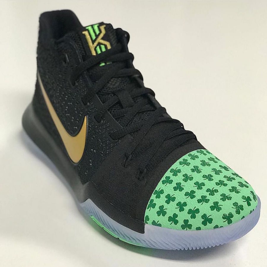 Nike,Kyrie 3 凯尔特人主题!欧文比赛上脚 Kyrie 3 PE “Shamrock” Nike,Kyrie 3 凯尔特人主题!欧文比赛上脚 Kyrie 3 PE “Shamrock”