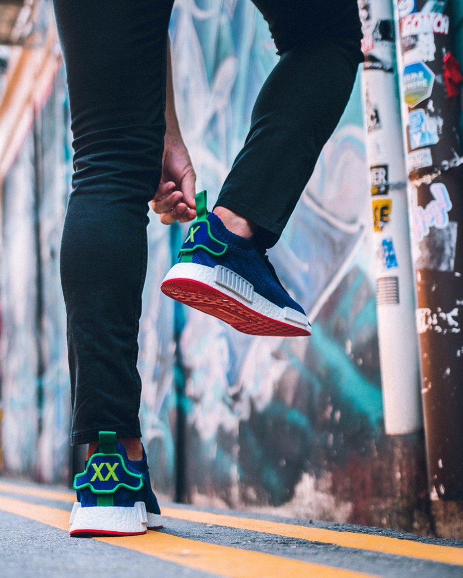 Bleu De Paname,adidas,NMD R1 后跟 XX 是亮点!Bleu De Paname x adidas NMD R1 实物曝光 Bleu De Paname,adidas,NMD R1 后跟 XX 是亮点!Bleu De Paname x adidas NMD R1 实物曝光