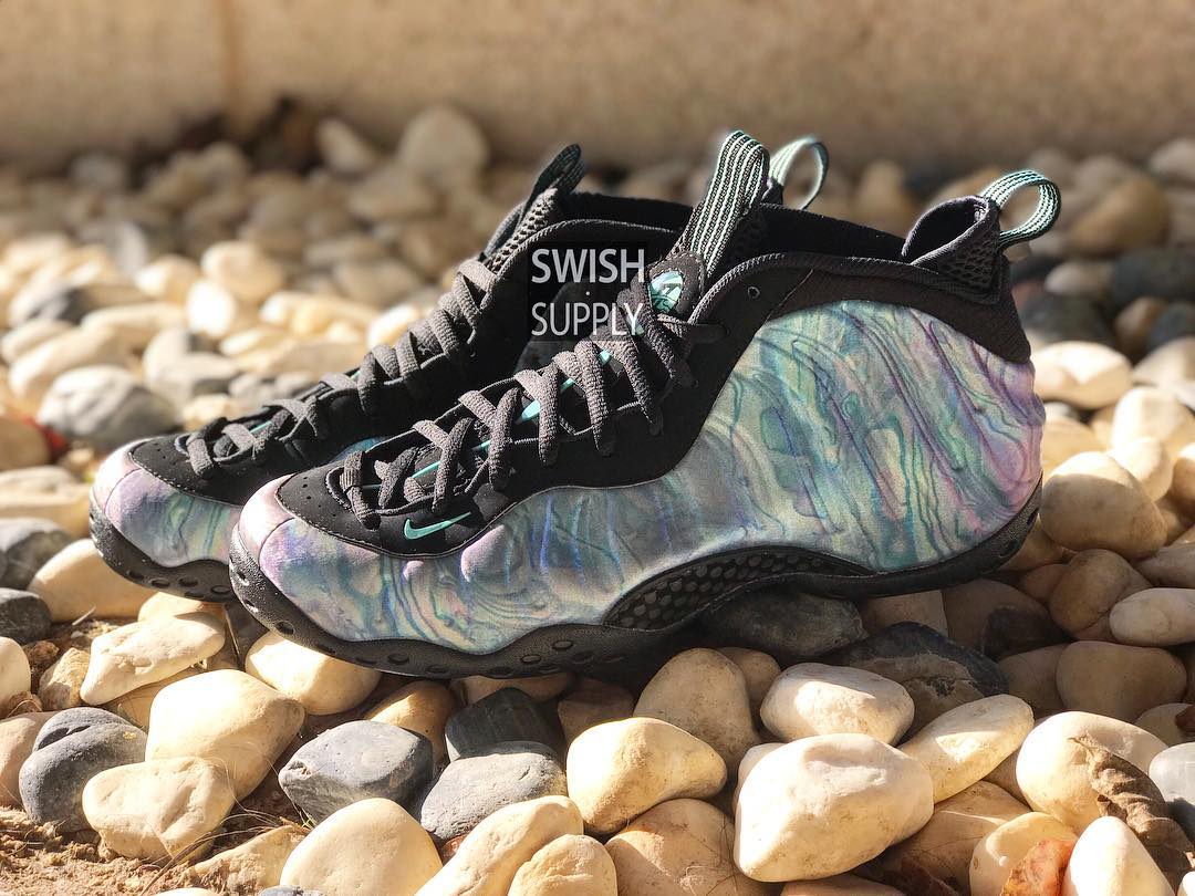 Nike,Air Foamposite One,575420 闪耀夺目光彩!“鲍鱼喷” 最新实物美图曝光 Nike,Air Foamposite One,575420 闪耀夺目光彩!“鲍鱼喷” 最新实物美图曝光
