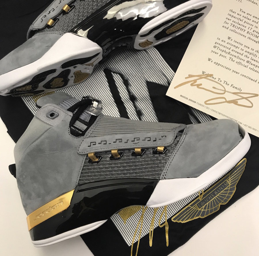 AJ17,Trophy Room,Air Jordan 17 乔丹公子出品!灰金主题 Trophy Room x Air Jordan 17 本周发售 AJ17,Trophy Room,Air Jordan 17 乔丹公子出品!灰金主题 Trophy Room x Air Jordan 17 本周发售