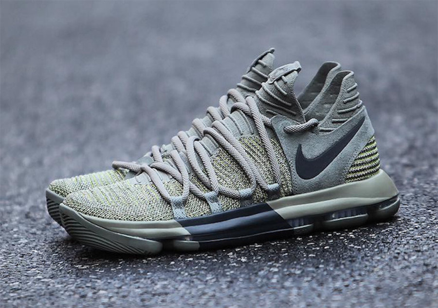 AA4197-002,Nike,KD 10,Dark Stu 浓郁的战斗气息!橄榄绿配色 KD 10 实物近赏 AA4197-002,Nike,KD 10,Dark Stu 浓郁的战斗气息!橄榄绿配色 KD 10 实物近赏