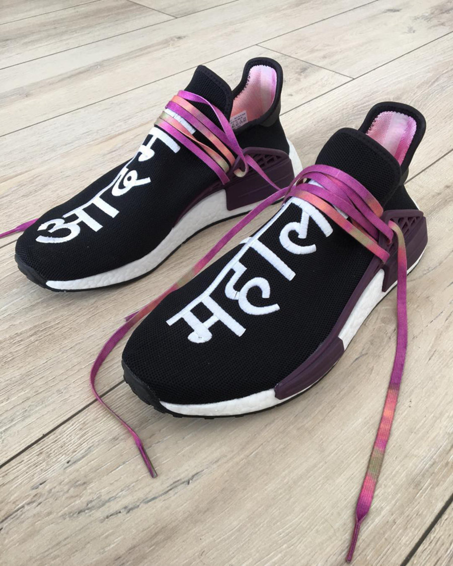 adidas,Hu NMD,Pharrell William 疑似梵文字体设计!多款五彩泼墨 Hu NMD 新配色实物曝光 adidas,Hu NMD,Pharrell William 疑似梵文字体设计!多款五彩泼墨 Hu NMD 新配色实物曝光