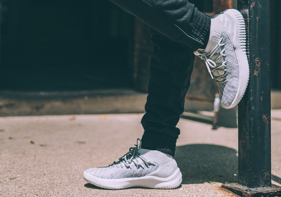 BY4495,Dame 4,adidas 改变鞋面设计!全新灰白配色 adidas Dame 4 现已发售 BY4495,Dame 4,adidas 改变鞋面设计!全新灰白配色 adidas Dame 4 现已发售