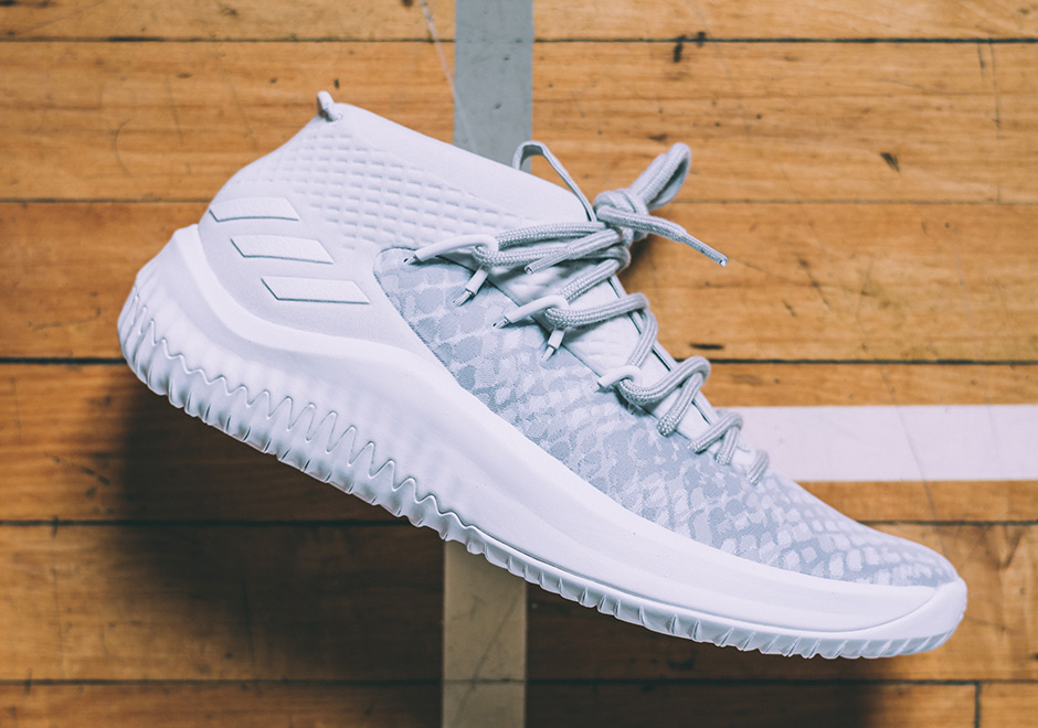 BY4495,Dame 4,adidas 改变鞋面设计!全新灰白配色 adidas Dame 4 现已发售 BY4495,Dame 4,adidas 改变鞋面设计!全新灰白配色 adidas Dame 4 现已发售