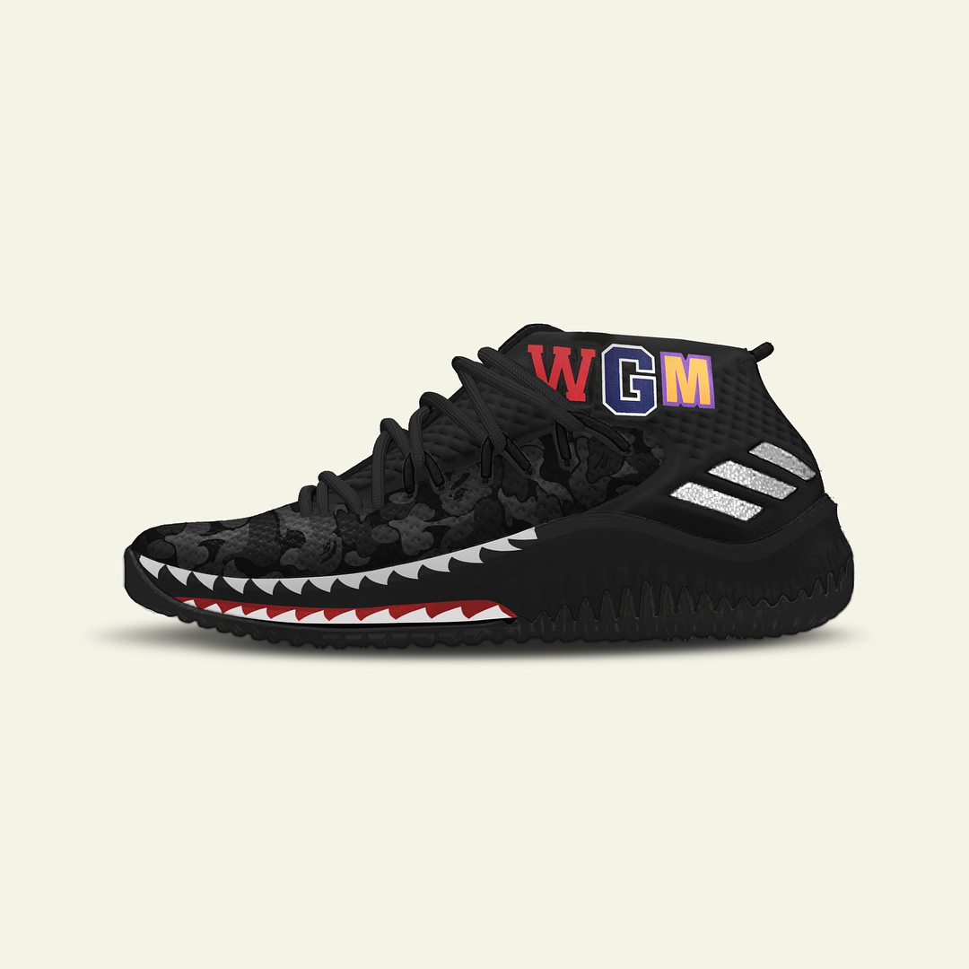adidas,BAPE,DAME 4 再爆猛料!BAPE x adidas DAME 4 或将在全明星发售! adidas,BAPE,DAME 4 再爆猛料!BAPE x adidas DAME 4 或将在全明星发售!