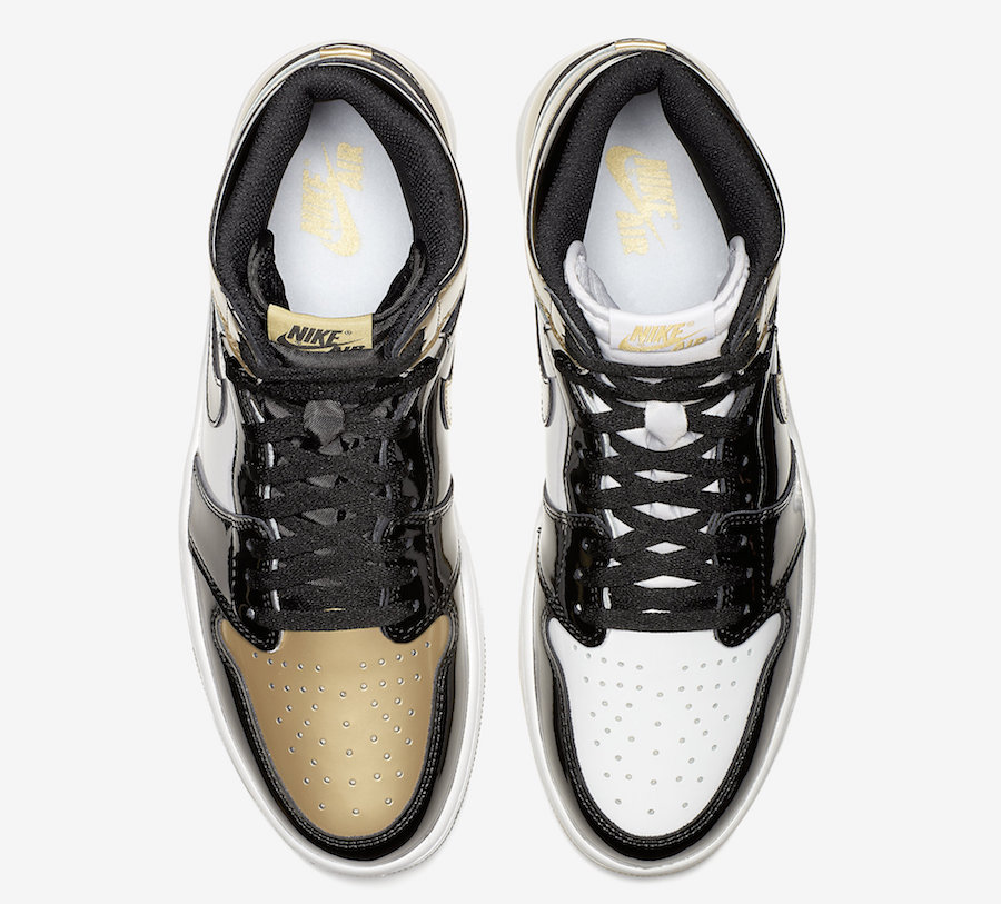 AJ1,Air Jordan 1 市场价七千块!黑金鸳鸯 AJ1 “Gold Top 3” 下周发售 AJ1,Air Jordan 1 市场价七千块!黑金鸳鸯 AJ1 “Gold Top 3” 下周发售