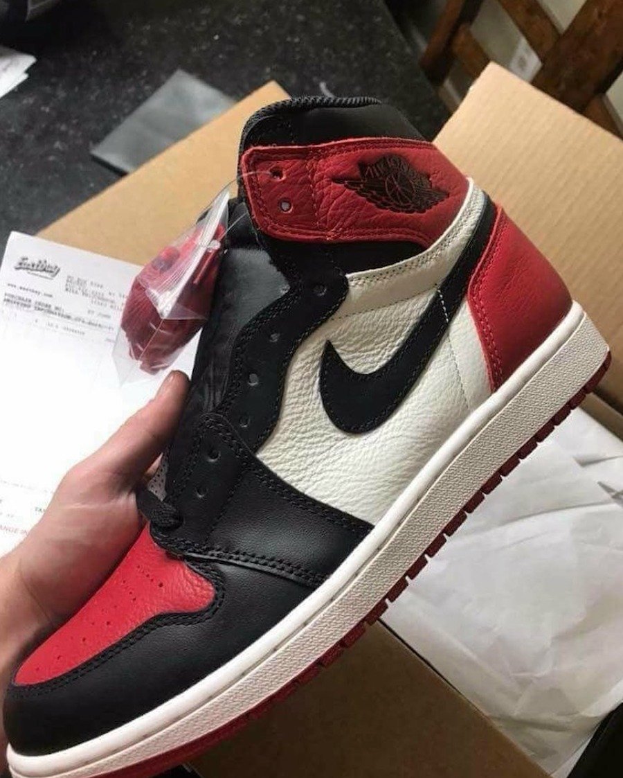 AJ1,Air Jordan 1,555088-610 国外小哥意外获得 Air Jordan 1 “Bred Toe”!竟然出价一万美元 AJ1,Air Jordan 1,555088-610 国外小哥意外获得 Air Jordan 1 “Bred Toe”!竟然出价一万美元