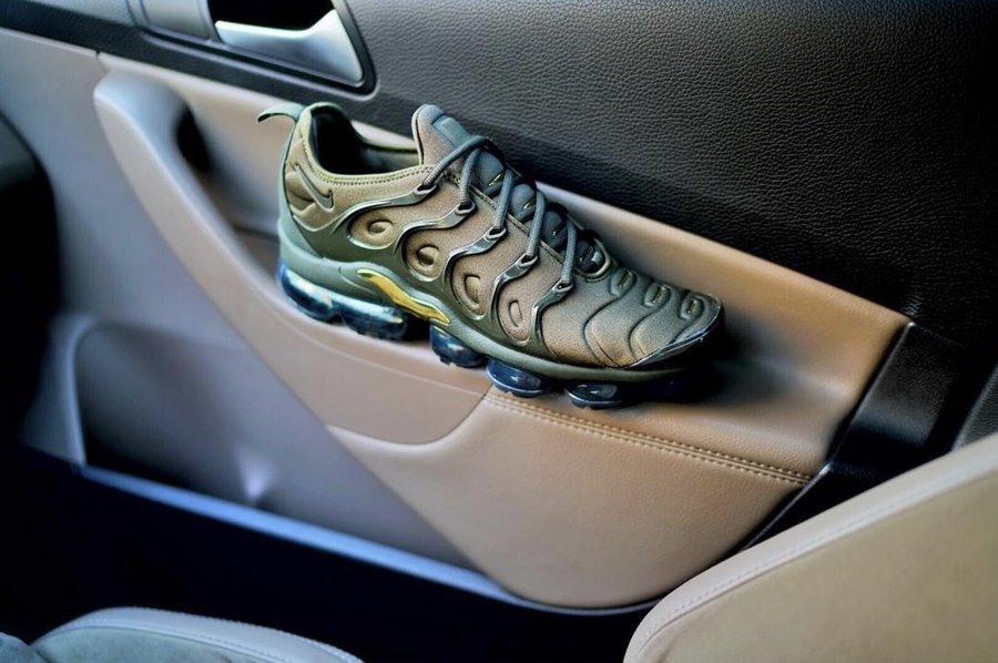 Nike,Air Max Plus 金属电镀质感!Air VaporMax Plus “Olive” 实物美图 Nike,Air Max Plus 金属电镀质感!Air VaporMax Plus “Olive” 实物美图