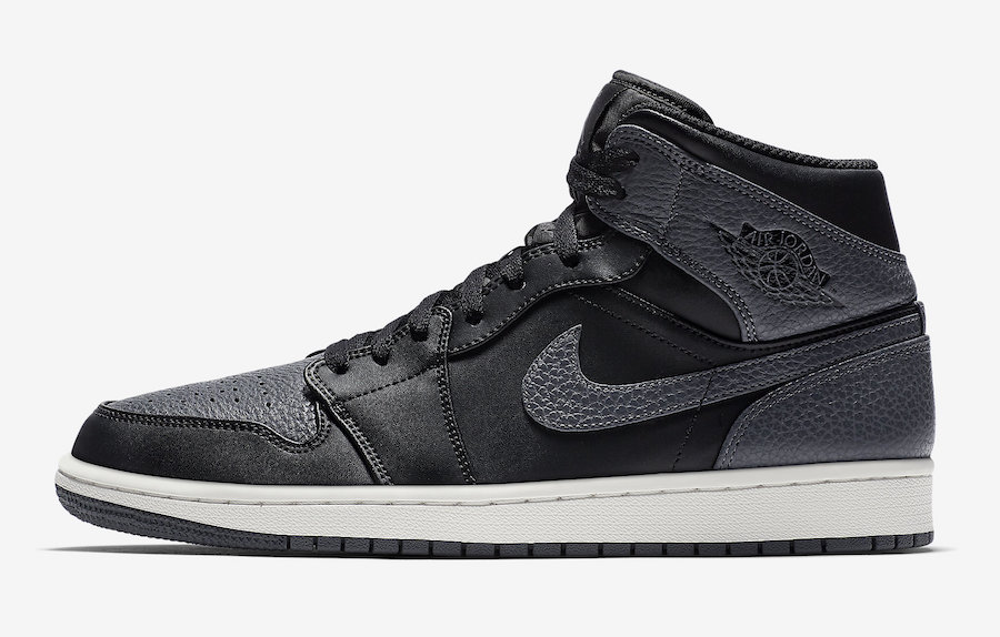 荔枝,皮,鞋面,黑灰,配色,Air,Jordan,Mid,官 荔枝皮鞋面!黑灰配色 Air Jordan 1 Mid 官图曝光 荔枝,皮,鞋面,黑灰,配色,Air,Jordan,Mid,官 荔枝皮鞋面!黑灰配色 Air Jordan 1 Mid 官图曝光