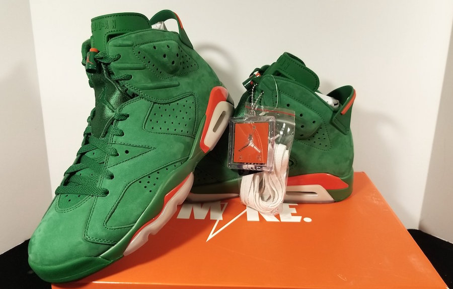 AJ6,Air Jordan 6,AJ5986-335 年底重磅之一!绿麂皮 Air Jordan 6 “Gatorade” 本月底发售 AJ6,Air Jordan 6,AJ5986-335 年底重磅之一!绿麂皮 Air Jordan 6 “Gatorade” 本月底发售