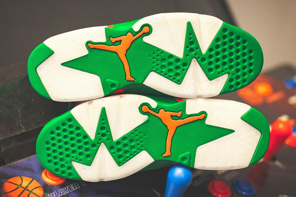 AJ6,Air Jordan 6 绿色版本!佳得乐 Air Jordan 6 实物美图! AJ6,Air Jordan 6 绿色版本!佳得乐 Air Jordan 6 实物美图!