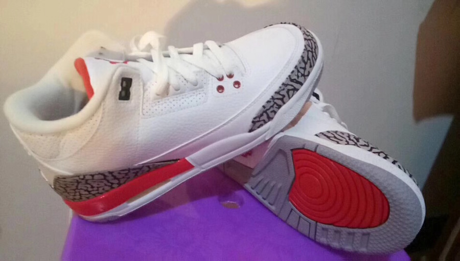 AJ3,Air Jordan 3,136064-116 首次市售飓风配色!Air Jordan 3 “Katrina” 实物图曝光! AJ3,Air Jordan 3,136064-116 首次市售飓风配色!Air Jordan 3 “Katrina” 实物图曝光!