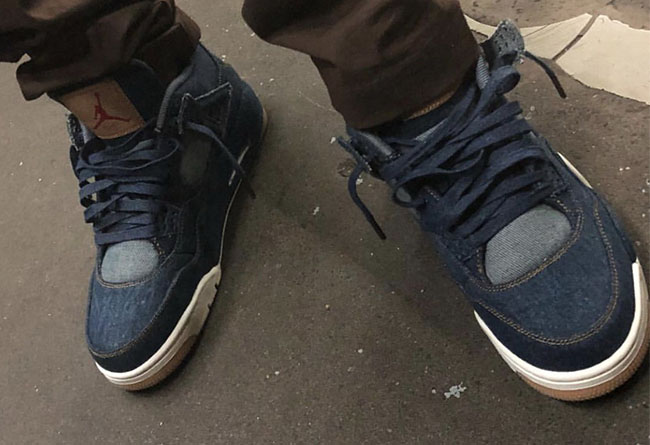 Levi's,Air Jordan 4,AO2571-401 明年重磅联名之一!Levi's x Air Jordan 4 实物首次曝光! Levi's,Air Jordan 4,AO2571-401 明年重磅联名之一!Levi's x Air Jordan 4 实物首次曝光!