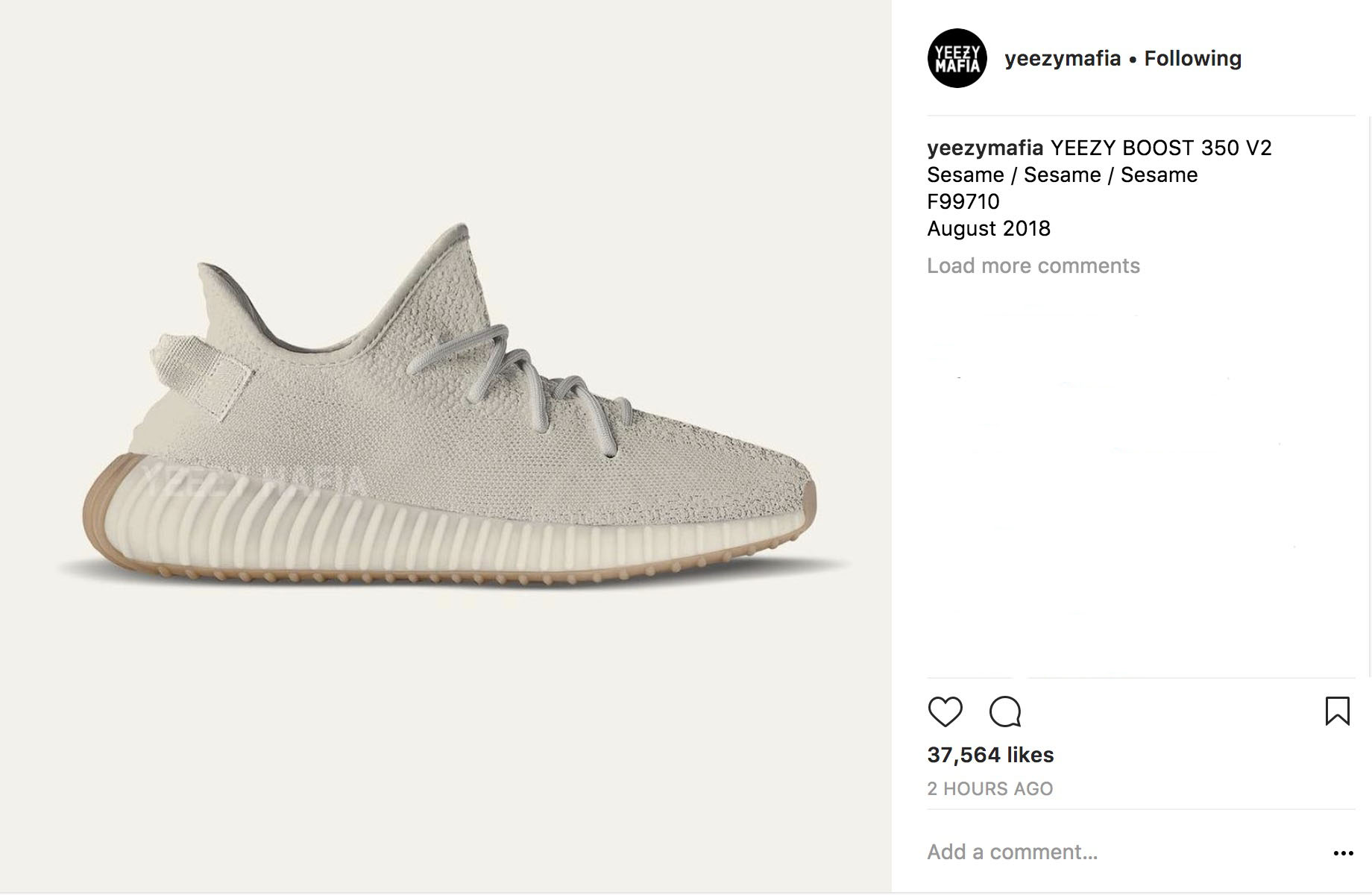 adidas,Yeezy,F36980,F99710 猝不及防!又一纯色 Yeezy 350 V2 曝出明年 8 月发售! adidas,Yeezy,F36980,F99710 猝不及防!又一纯色 Yeezy 350 V2 曝出明年 8 月发售!