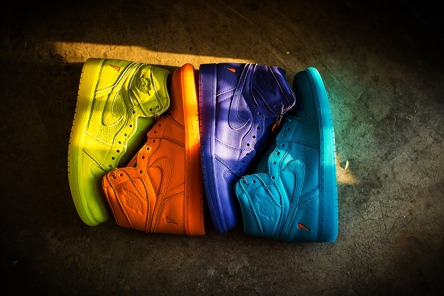 AJ1,Air Jordan 1 提前开箱上脚!色彩缤纷的四双 Air Jordan 1 你选哪双? AJ1,Air Jordan 1 提前开箱上脚!色彩缤纷的四双 Air Jordan 1 你选哪双?