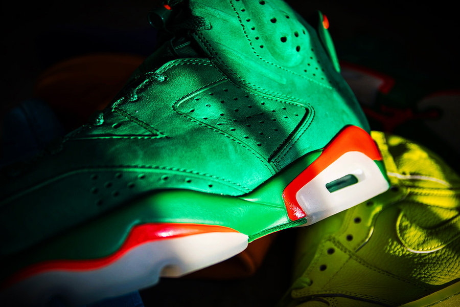 AJ6,Air Jordan 6,AJ5986-335 国内买比国外便宜!提前上脚展示 AJ6 绿色佳得乐版本! AJ6,Air Jordan 6,AJ5986-335 国内买比国外便宜!提前上脚展示 AJ6 绿色佳得乐版本!