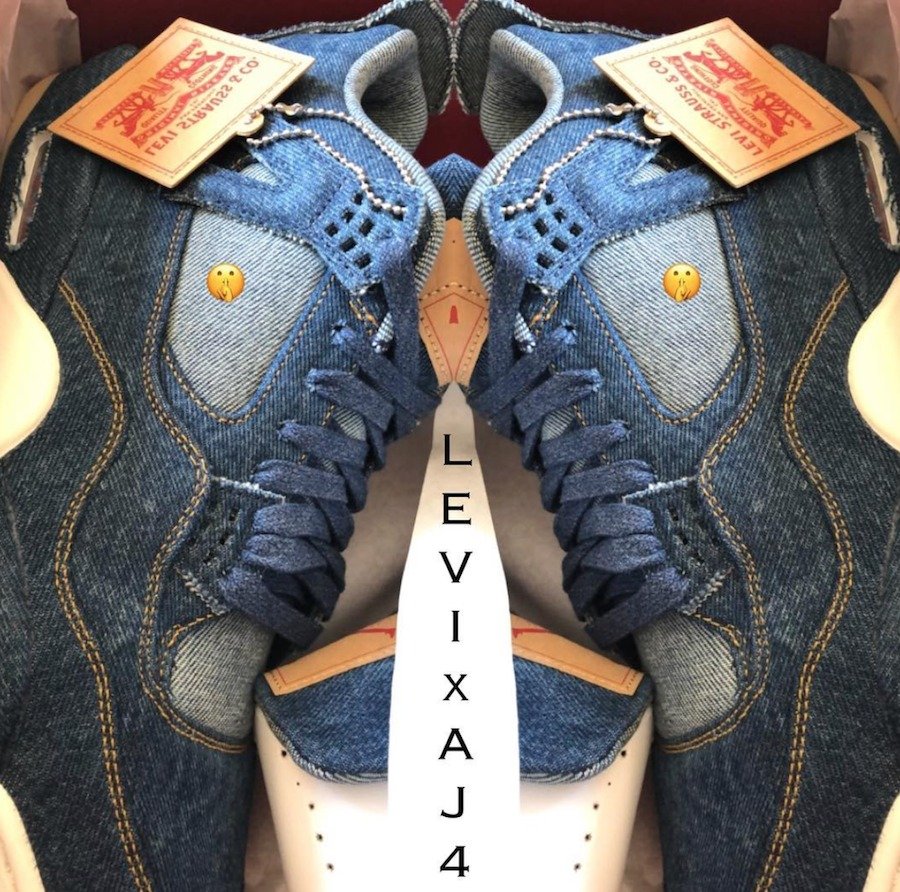 Levi’s, 超限量发售!Levi’s x Air Jordan 4 本月重磅登场 Levi’s, 超限量发售!Levi’s x Air Jordan 4 本月重磅登场
