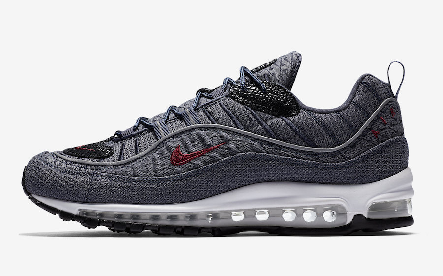 Nike,Air Max 98,Thunder Blue,9 货量不大!2018 年第一双 Air Max 98 即将发售 Nike,Air Max 98,Thunder Blue,9 货量不大!2018 年第一双 Air Max 98 即将发售