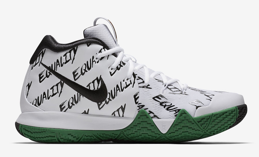 Nike,Kyrie 4,AQ9231-900 夸张涂鸦鞋面!黑人月配色 Kyrie 4 本月正式发售 Nike,Kyrie 4,AQ9231-900 夸张涂鸦鞋面!黑人月配色 Kyrie 4 本月正式发售