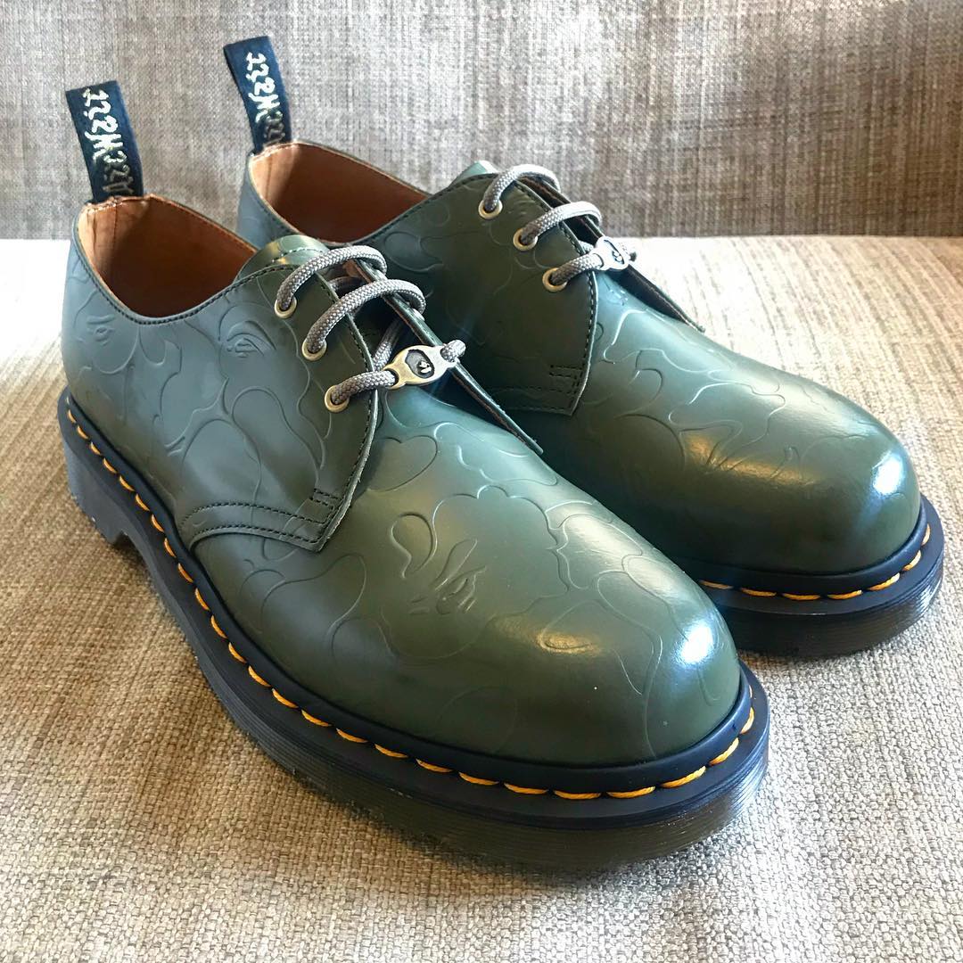 BAPE,Dr.Martens 仅限量 50 双?!疑似 BAPE x Dr.Martens 联名鞋款首次亮相 BAPE,Dr.Martens 仅限量 50 双?!疑似 BAPE x Dr.Martens 联名鞋款首次亮相