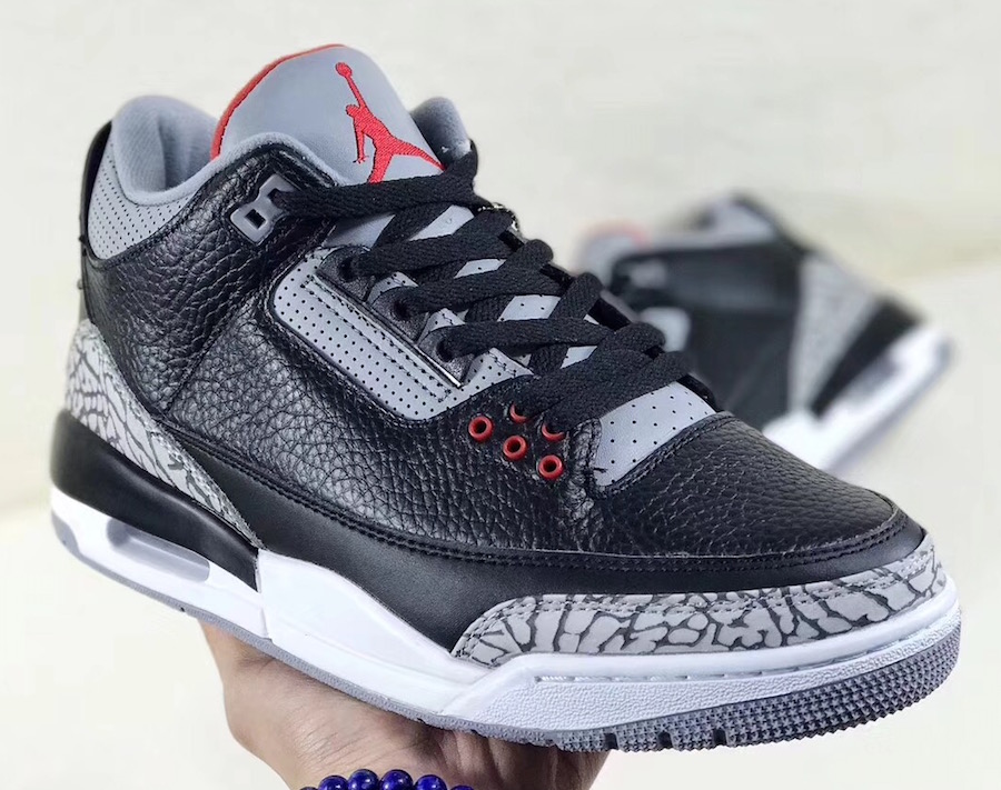Air Jordan 3,Black Cement,8542 为何如此期待?2018 黑水泥 Air Jordan 3 最新细节曝光 Air Jordan 3,Black Cement,8542 为何如此期待?2018 黑水泥 Air Jordan 3 最新细节曝光