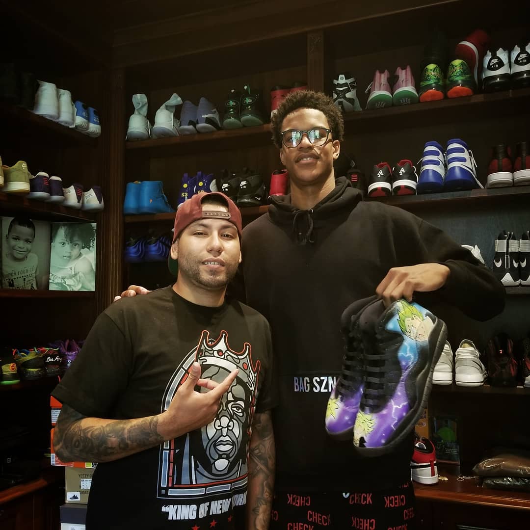 OVO,Air Jordan 10,AJ10 超酷炫!奥尼尔之子上脚 OVO x Air Jordan 10 龙珠定制配色 OVO,Air Jordan 10,AJ10 超酷炫!奥尼尔之子上脚 OVO x Air Jordan 10 龙珠定制配色
