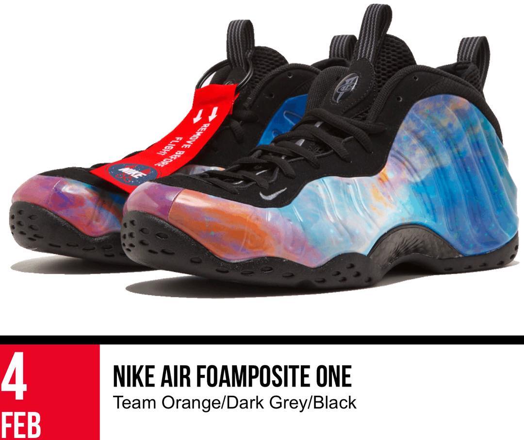 Nike,Air Foamposite Pro,AR3771 星云喷发售日期确定!二月正式降临你准备好了吗? Nike,Air Foamposite Pro,AR3771 星云喷发售日期确定!二月正式降临你准备好了吗?