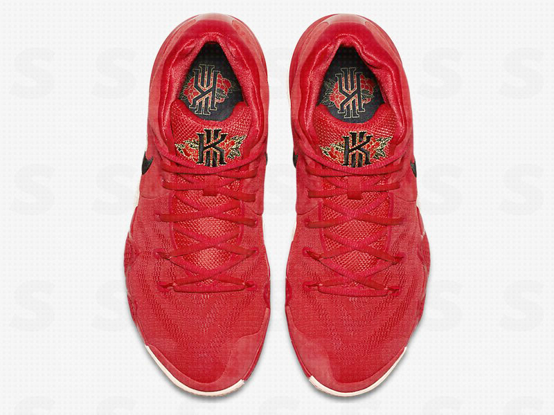 Nike,Kyrie 4 喜庆大红+刺绣花卉!欧文 Kyrie 4 中国新年定妆照释出! Nike,Kyrie 4 喜庆大红+刺绣花卉!欧文 Kyrie 4 中国新年定妆照释出!