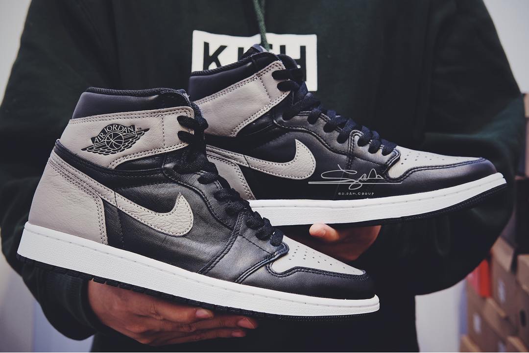 Air Jordan 1,AJ1,Shadow,555088 实物首次曝光!2018 Air Jordan 1 “Shadow” 皮质更柔软! Air Jordan 1,AJ1,Shadow,555088 实物首次曝光!2018 Air Jordan 1 “Shadow” 皮质更柔软!