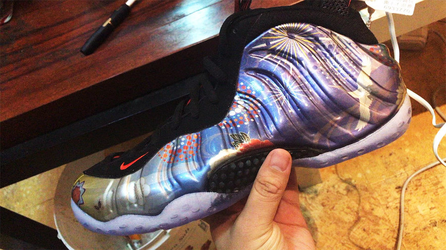 Foamposite One,Foamposite,Nike 天津喷的兄弟配色来了!中国专属的 “烟花喷” 实物首次亮相! Foamposite One,Foamposite,Nike 天津喷的兄弟配色来了!中国专属的 “烟花喷” 实物首次亮相!