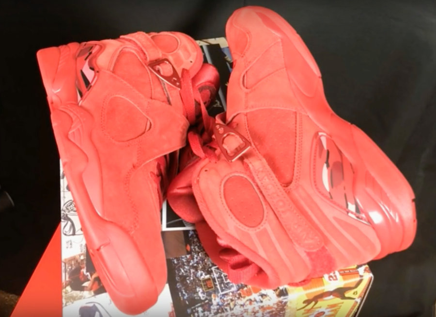 Air Jordan 8,AJ8,Valentine’s D 情人节主题配色!大红装扮 Air Jordan 8 首次曝光 Air Jordan 8,AJ8,Valentine’s D 情人节主题配色!大红装扮 Air Jordan 8 首次曝光