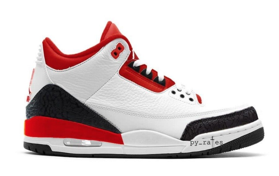 AJ3,Air Jordan 3,AV6683-160 火焰红 2.0!全新 Air Jordan 3 今年春季发售 AJ3,Air Jordan 3,AV6683-160 火焰红 2.0!全新 Air Jordan 3 今年春季发售