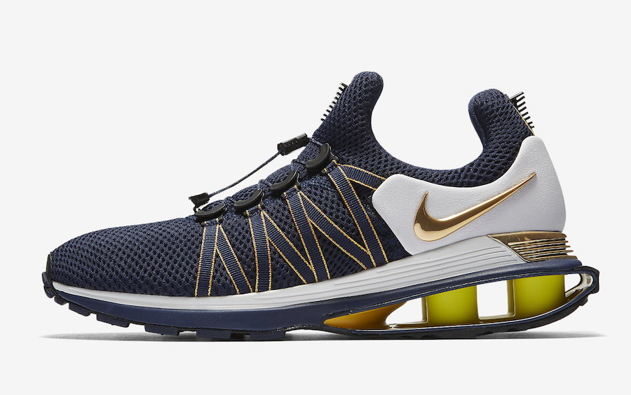 Shox Gravity,Nike,AR1999-400 官方图片诠释!蓝金配色 Shox Gravity 将于近期登场 Shox Gravity,Nike,AR1999-400 官方图片诠释!蓝金配色 Shox Gravity 将于近期登场