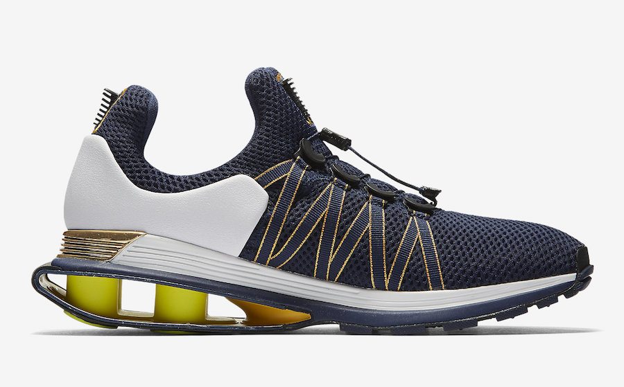 Shox Gravity,Nike,AR1999-400 官方图片诠释!蓝金配色 Shox Gravity 将于近期登场 Shox Gravity,Nike,AR1999-400 官方图片诠释!蓝金配色 Shox Gravity 将于近期登场