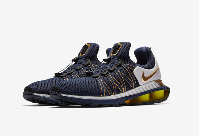 Shox Gravity,Nike,AR1999-400 官方图片诠释!蓝金配色 Shox Gravity 将于近期登场 Shox Gravity,Nike,AR1999-400 官方图片诠释!蓝金配色 Shox Gravity 将于近期登场