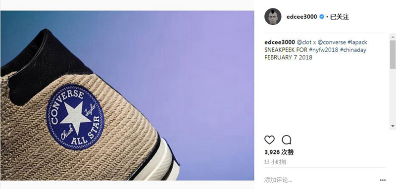 CLOT,Converse 冠希哥亲自预告!两款 CLOT x Converse 联名新作品明天发布 CLOT,Converse 冠希哥亲自预告!两款 CLOT x Converse 联名新作品明天发布