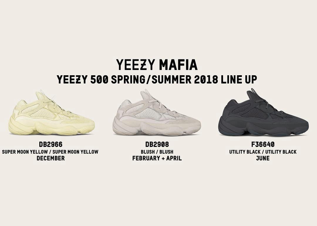 DB2908,Yeezy 500,Yeezy DB2908 今年 Yeezy 500 有三款配色!发售月份已经确定了 DB2908,Yeezy 500,Yeezy DB2908 今年 Yeezy 500 有三款配色!发售月份已经确定了