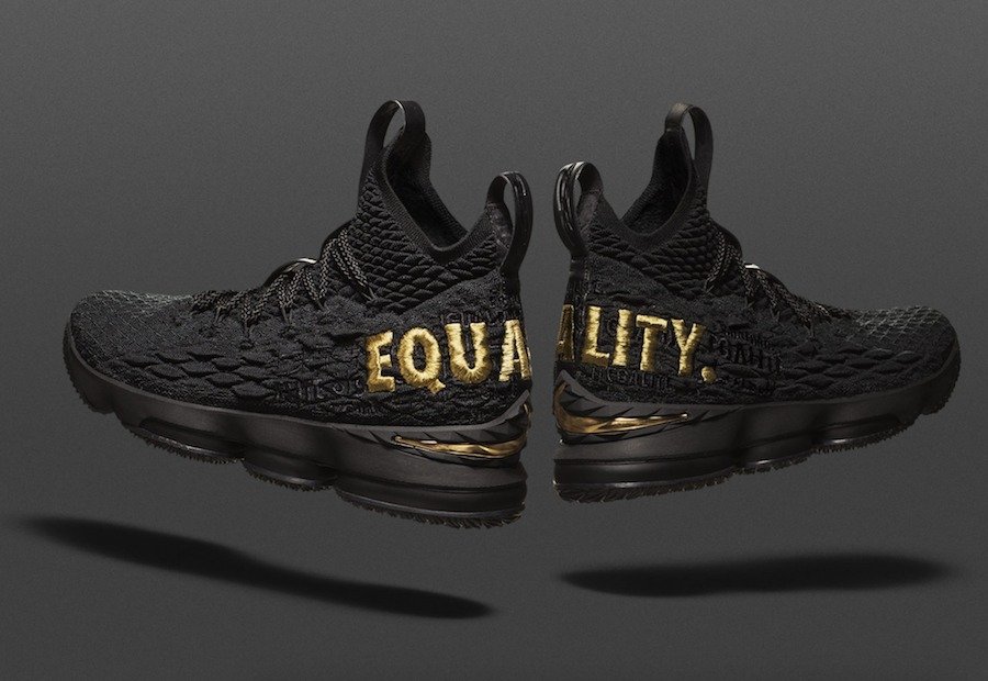 Nike,LeBron 全球限量 400 双!LeBron 15 “Equality” PE 开启发售 Nike,LeBron 全球限量 400 双!LeBron 15 “Equality” PE 开启发售