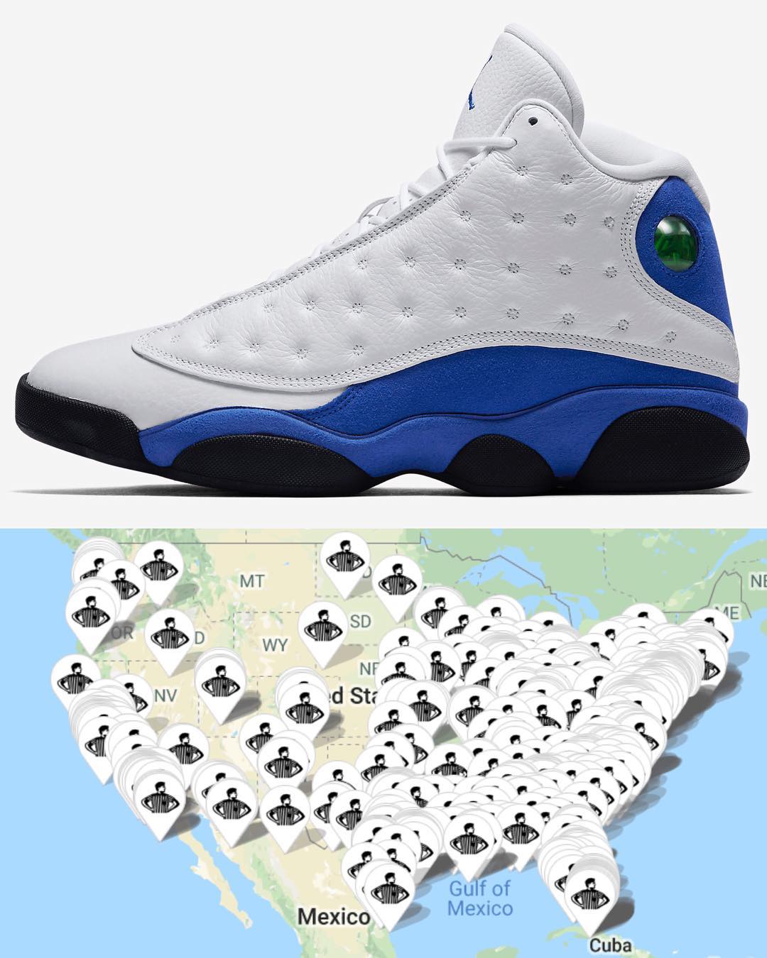 Air Jordan 13,AJ13,Hyper Royal 北美发售店铺曝光!Air Jordan 13 “Hyper Royal” 下周发售 Air Jordan 13,AJ13,Hyper Royal 北美发售店铺曝光!Air Jordan 13 “Hyper Royal” 下周发售