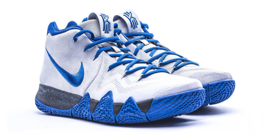 Nike,Nike Kyrie 4 蓝魔新战靴!Nike Kyrie 4 “Duke” PE 实物曝光 Nike,Nike Kyrie 4 蓝魔新战靴!Nike Kyrie 4 “Duke” PE 实物曝光
