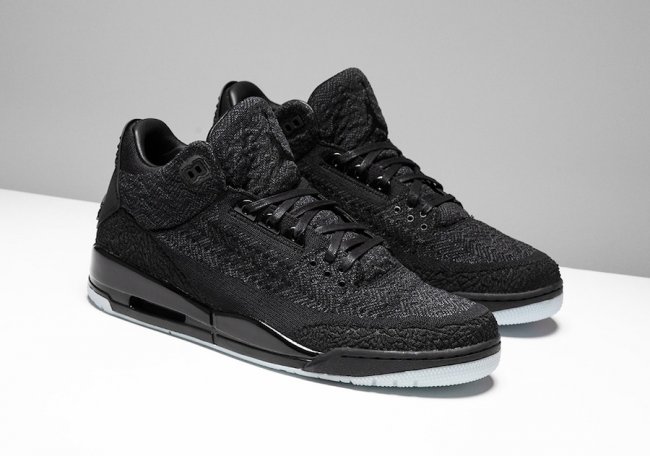 AJ3,Air Jordan 3 编织面夜光底!黑色 Air Jordan 3 Flyknit 本周六发售! AJ3,Air Jordan 3 编织面夜光底!黑色 Air Jordan 3 Flyknit 本周六发售!