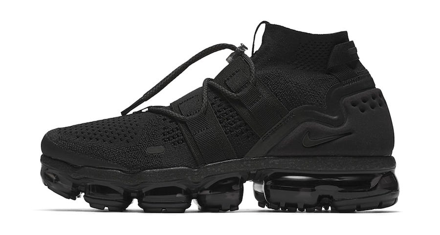 Nike,Air VaporMax,Air VaporMax 酷到没朋友!纯黑 Air VaporMax Utility 四月再次发售 Nike,Air VaporMax,Air VaporMax 酷到没朋友!纯黑 Air VaporMax Utility 四月再次发售
