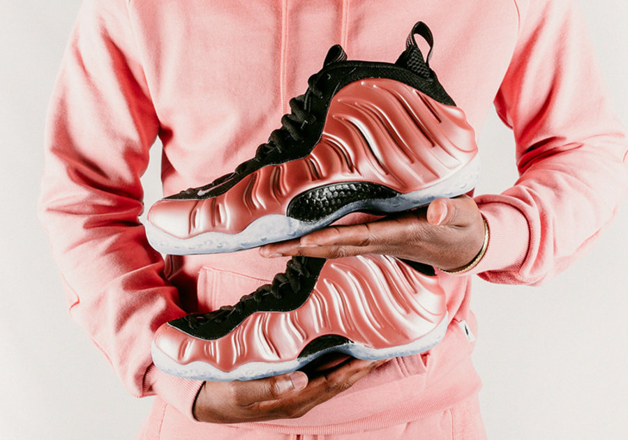 Nike,Air Foamposite One,314996 全家族尺码!玫瑰金喷 Air Foamposite One 实物图赏 Nike,Air Foamposite One,314996 全家族尺码!玫瑰金喷 Air Foamposite One 实物图赏