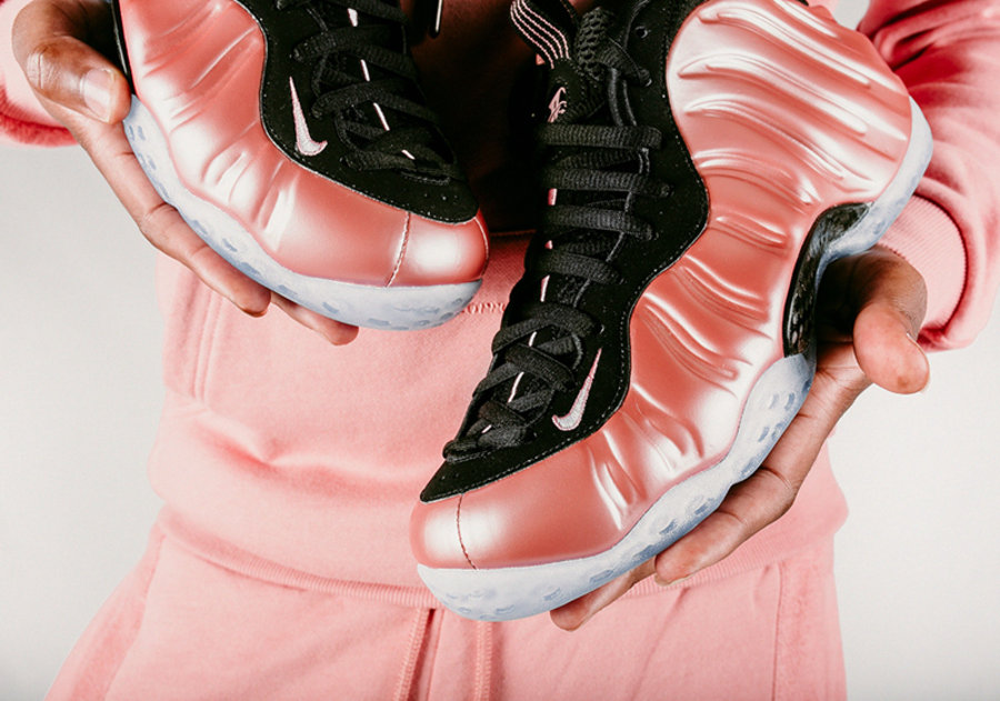 Nike,Air Foamposite One,314996 全家族尺码!玫瑰金喷 Air Foamposite One 实物图赏 Nike,Air Foamposite One,314996 全家族尺码!玫瑰金喷 Air Foamposite One 实物图赏