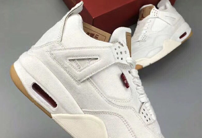 Air Jordan 4,AJ4 白色实物首次曝光!Levis x Air Jordan 4 后续配色发售日期确定 Air Jordan 4,AJ4 白色实物首次曝光!Levis x Air Jordan 4 后续配色发售日期确定