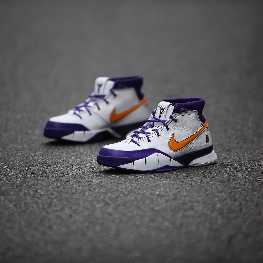 Nike,Kobe 1 Protro,Final Secon 心心念的科比 8 号!湖人配色 Nike Kobe 1 Protro 即将发售 Nike,Kobe 1 Protro,Final Secon 心心念的科比 8 号!湖人配色 Nike Kobe 1 Protro 即将发售