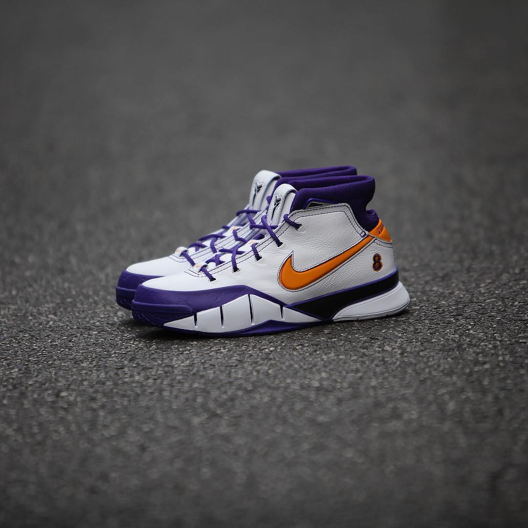 Nike,Kobe 1 Protro,Final Secon 心心念的科比 8 号!湖人配色 Nike Kobe 1 Protro 即将发售 Nike,Kobe 1 Protro,Final Secon 心心念的科比 8 号!湖人配色 Nike Kobe 1 Protro 即将发售